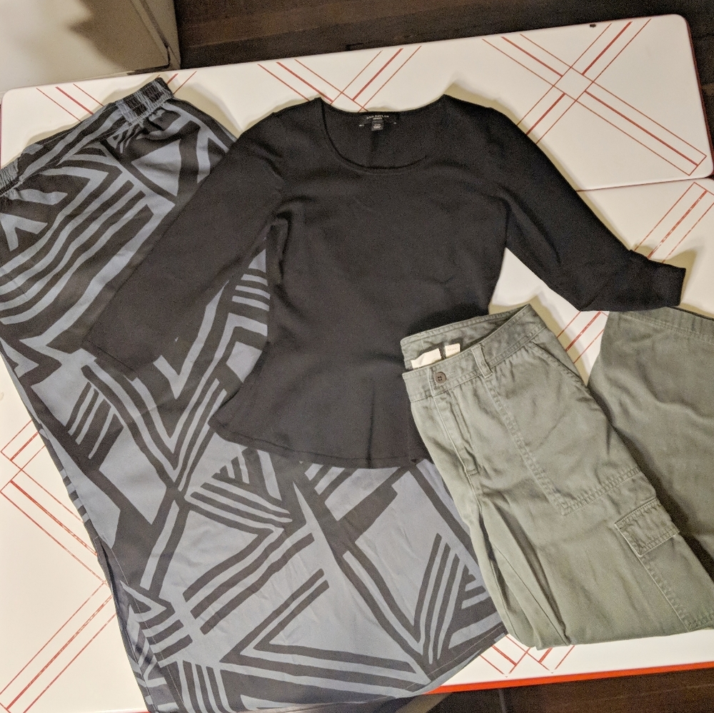 Petite Skirt Sweater Pants Lot Ann Taylor Loft XS